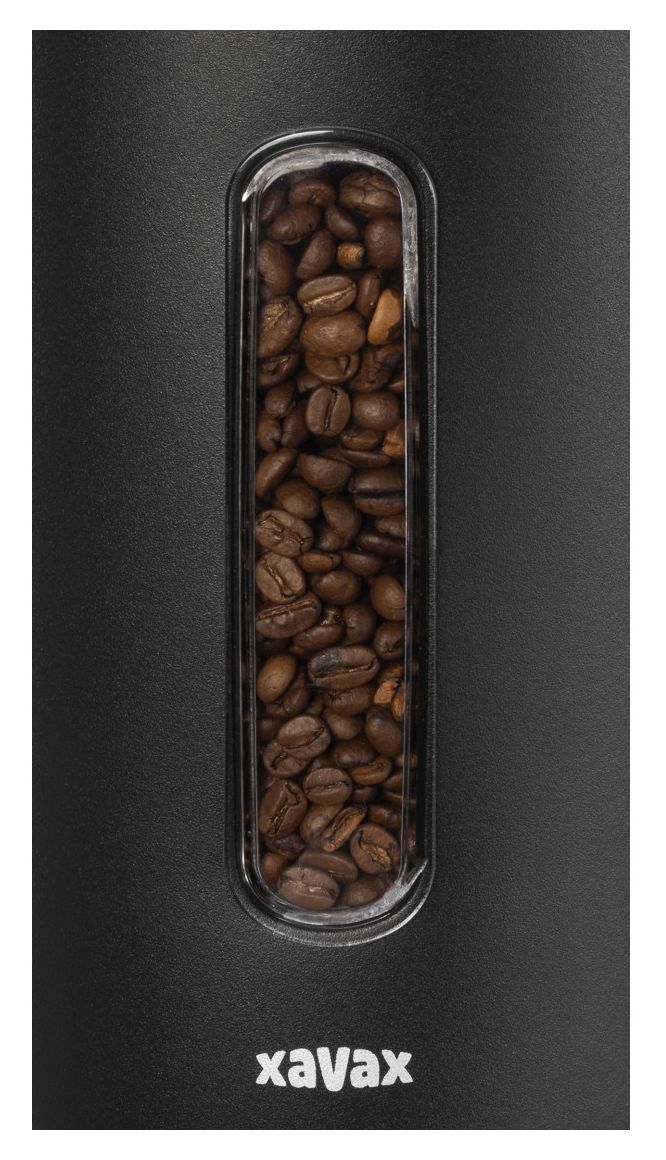 111262 Kaffeedose für 1,3kg Bohnen oder1,5 kg Pulver luftdicht Behälter andere Stahl  (Schwarz) 