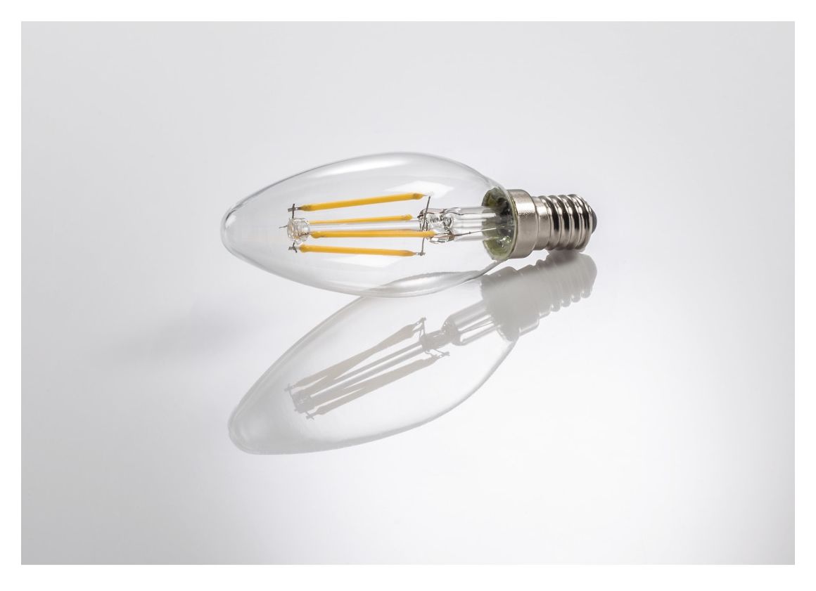 112905 LED Lampe Kerze E14 EEK: E 470 lm Warmweiß (2700K) entspricht 40 W 