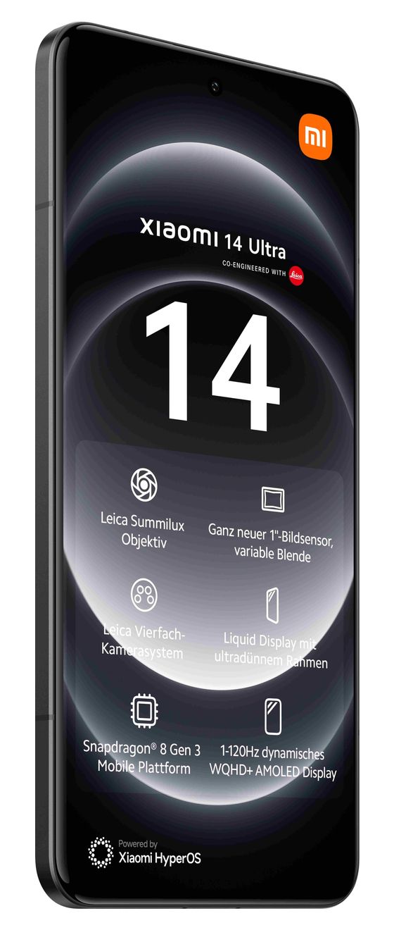 14 Ultra 512 GB 5G Smartphone 17,1 cm (6.73") Android 50 MP Vierfach Kamera Dual Sim  (Schwarz) 