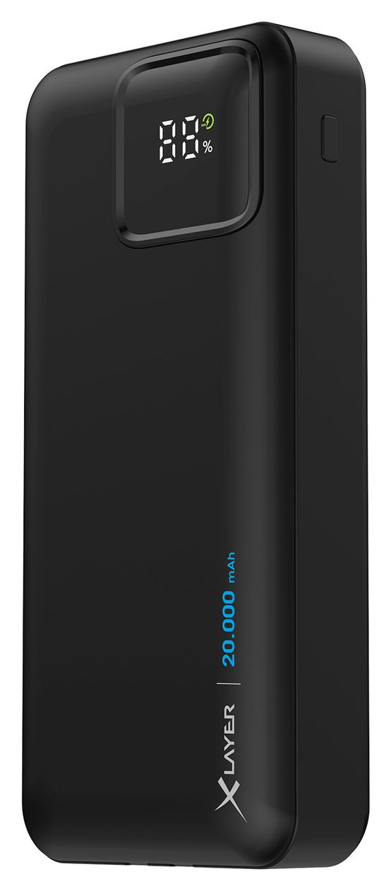 220140 20000 mAh Powerbank Mikro-USB  (Schwarz) 