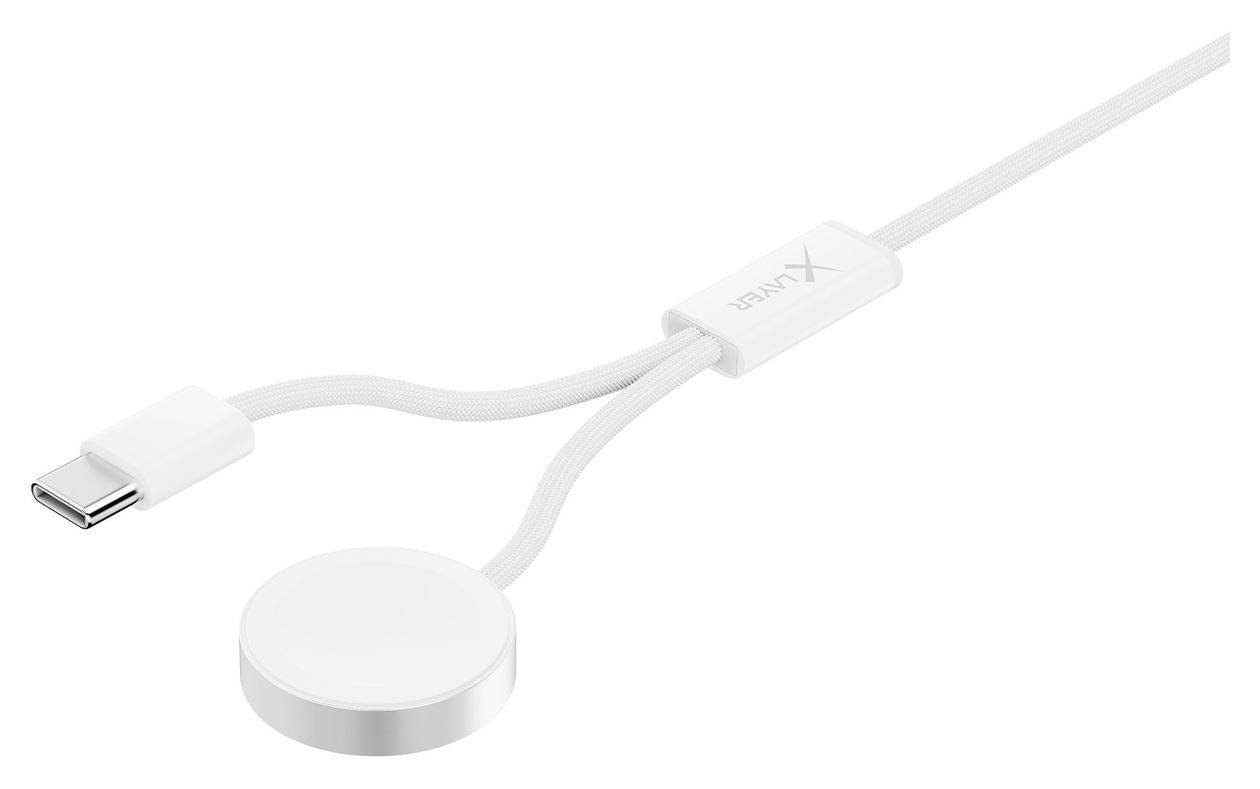 220380 0,48 Gbit/s Rundkabel USB C auf Männlich bis 100 W 1,5 m  (Weiß) 