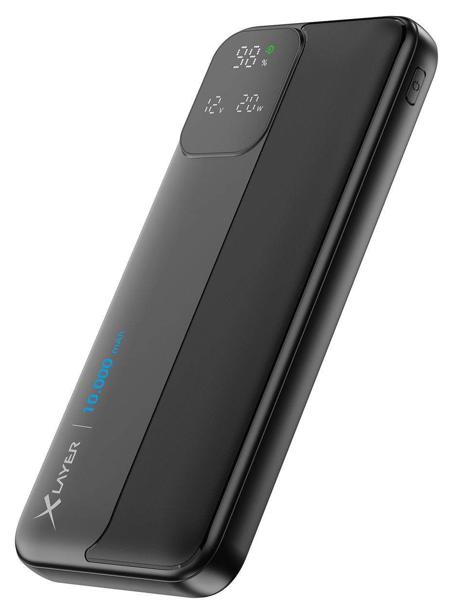 Rapid 10000 mAh Powerbank USB Typ-C  (Schwarz) 