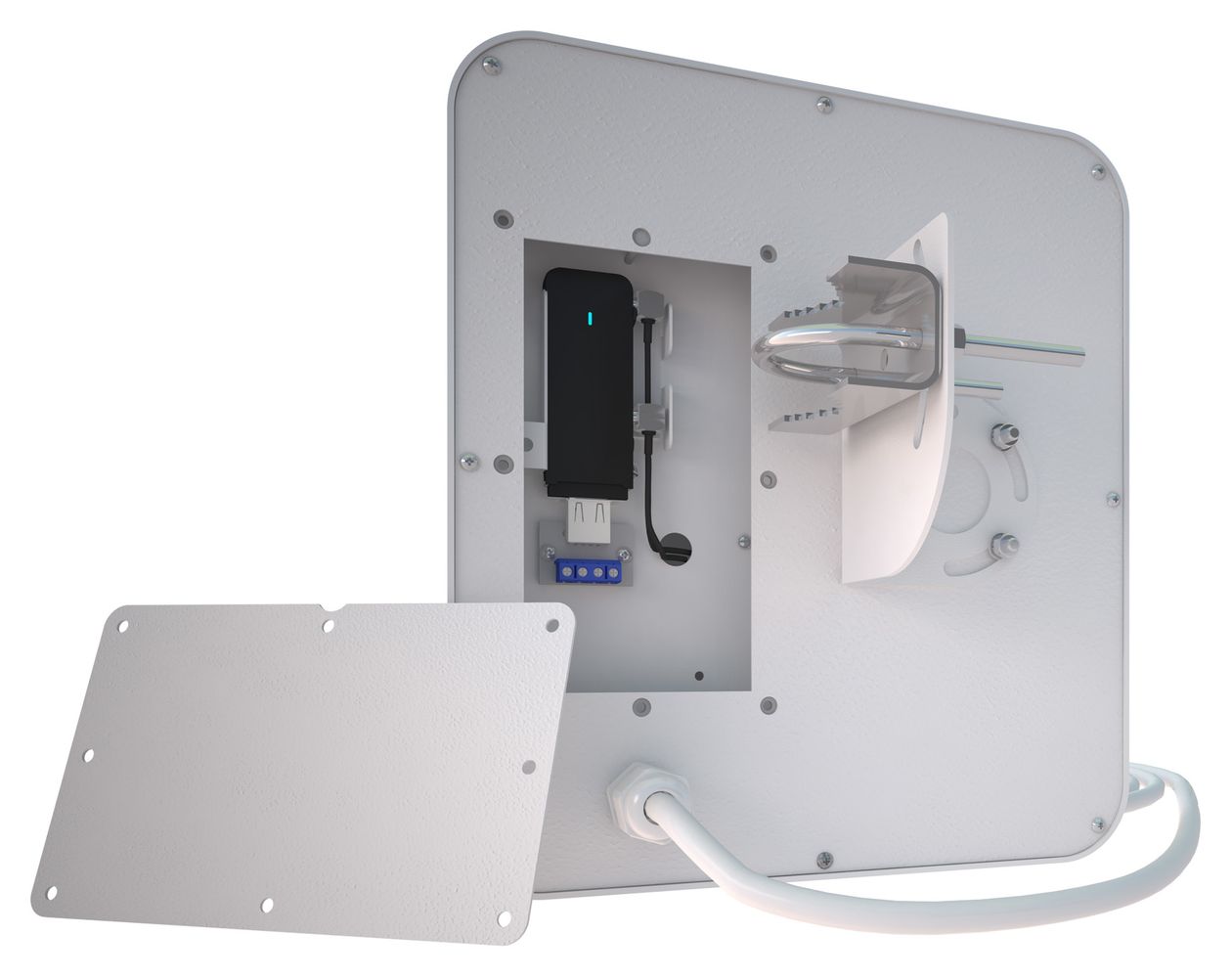 HAN2343CRC9 Sat-Spiegel  (Weiß) 