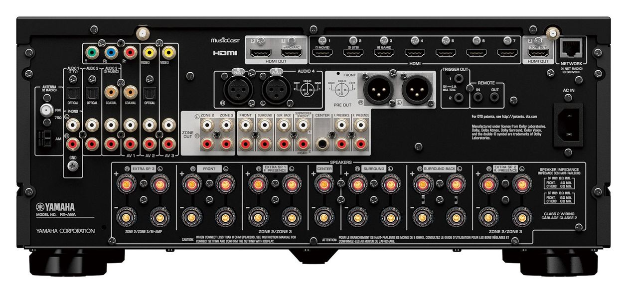 RX-A8A AM, DAB, FM Receiver  (Schwarz) 