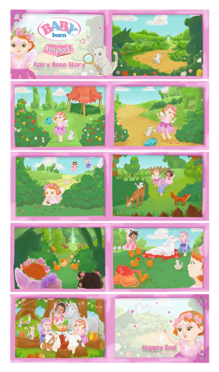 BABY born Storybook Fantasy Fairy Rose 