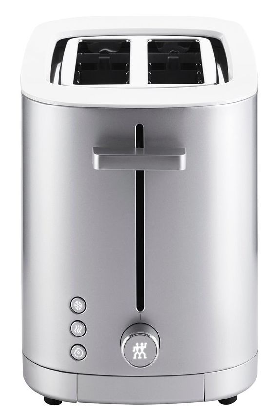 Enfinigy kurz Toaster 1000 W 2 Scheibe(n)  (Satinierter Stahl) 
