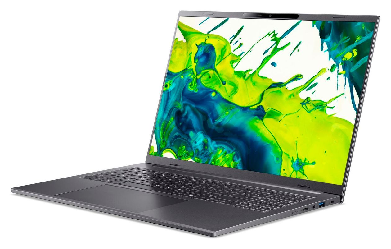 Aspire 16AI A16-61M-R014 WUXGA Notebook 40,6 cm (16 Zoll) 1920 x 1200 Pixel 16 GB Ram 1 TB SSD Windows 11 Home AMD Ryzen 7 max. 5 GHz intern  (Grau) 