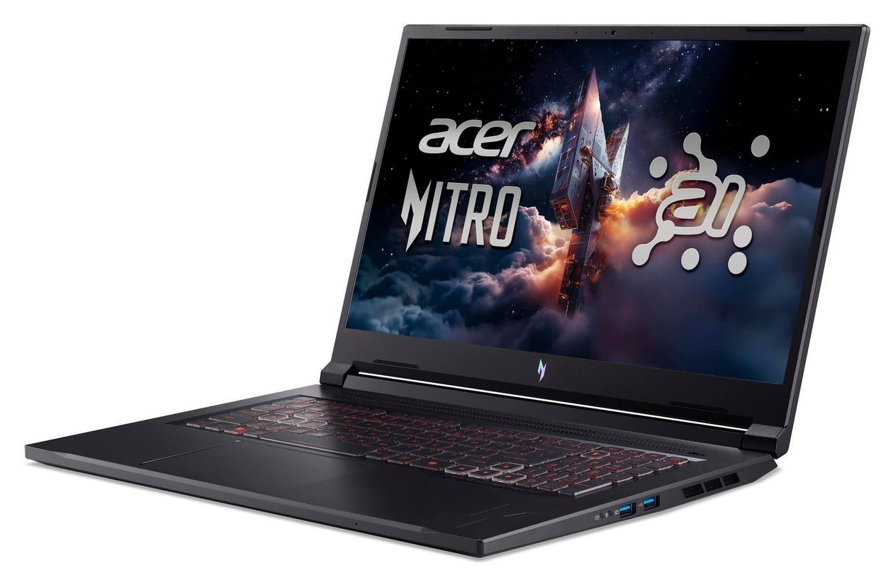 Nitro V AI ANV17-41-R1PD Full HD Notebook 43,9 cm (17.3 Zoll) 32 GB RAM 1 TB SSD Windows 11 Home AMD Ryzen 7 NVIDIA GeForce RTX 5070  (Schwarz) 