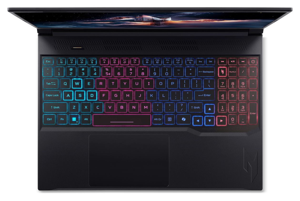 Nitro V ANV16S-71-77SA WQXGA Notebook 40,6 cm (16 Zoll) 2560 x 1600 Pixel 16 GB Ram 1 TB SSD Windows 11 Home Intel Core 7 max. 5,2 GHz NVIDIA GeForce RTX 5070  (Schwarz) 
