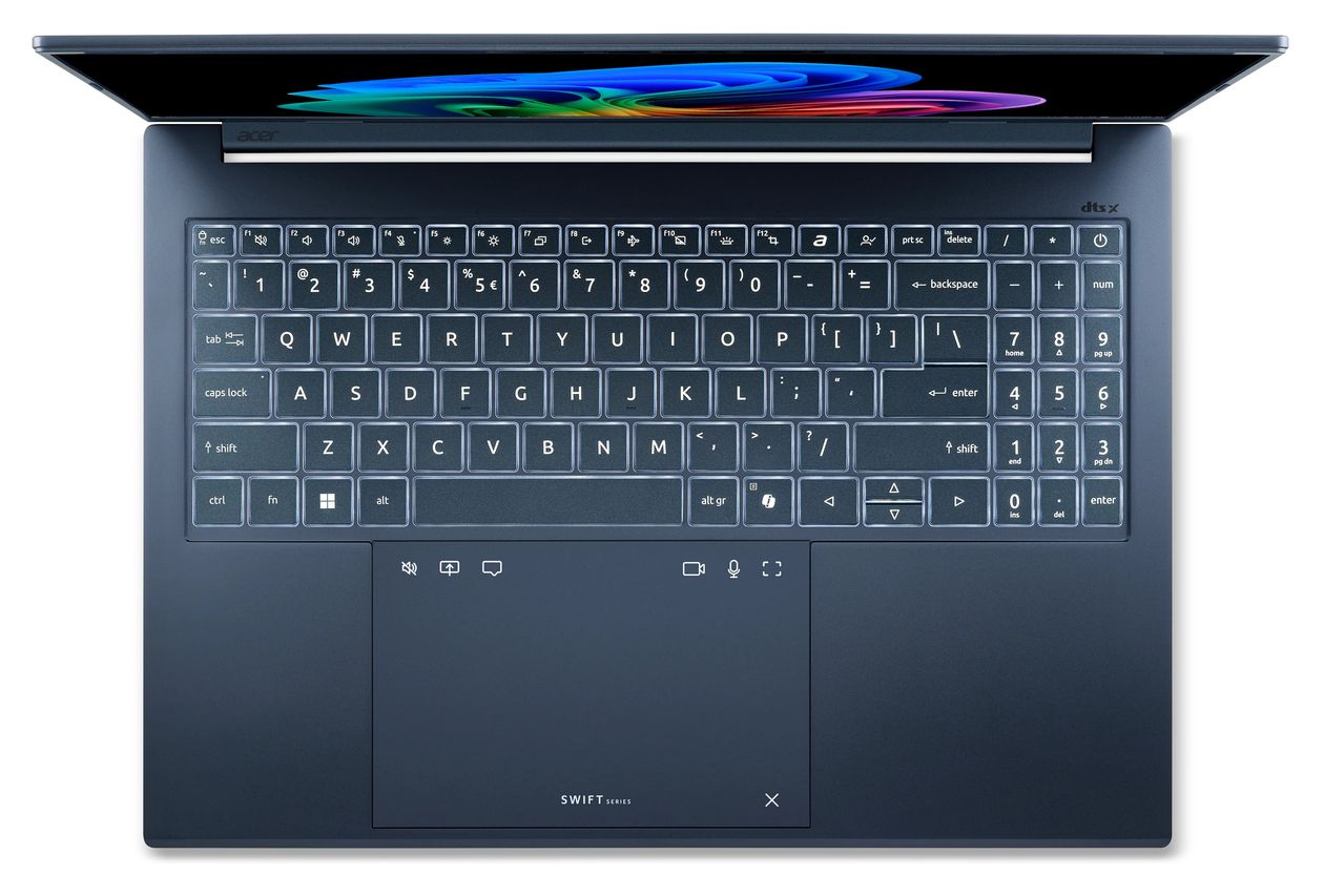 Swift Go AI SFG16-A71-R505 WUXGA Notebook 40,6 cm (16 Zoll) 1920 x 1200 Pixel 16 GB Ram 512 GB SSD Windows 11 Home AMD Ryzen 9 max. 5 GHz  (Blau) 