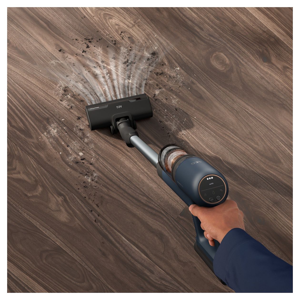 AP71A142XN Ultimate 7000 Handstaubsauger Beutellos bis 50 min Laufzeit 14,4 V Hygienefilter  (Blau) 