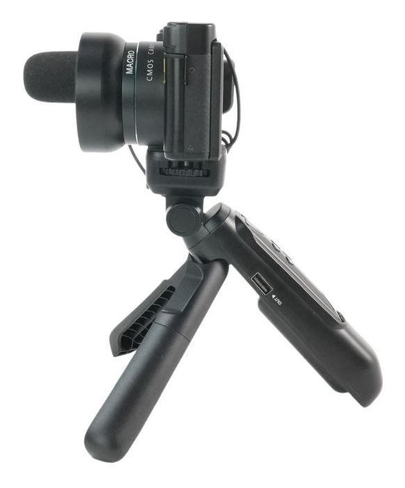 Realishot VLG-4K Digital Vlogging Kamera-Set 48 MP   (Schwarz) 