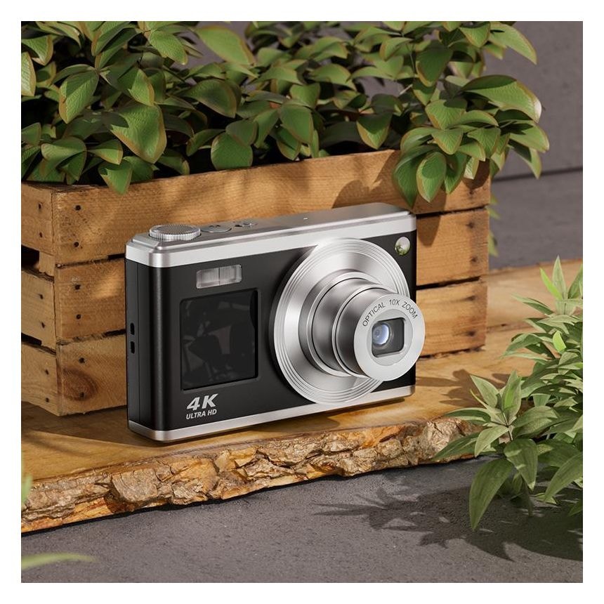 Realshot DC9200  Kompaktkamera 10x Opt. Zoom  (Schwarz) 