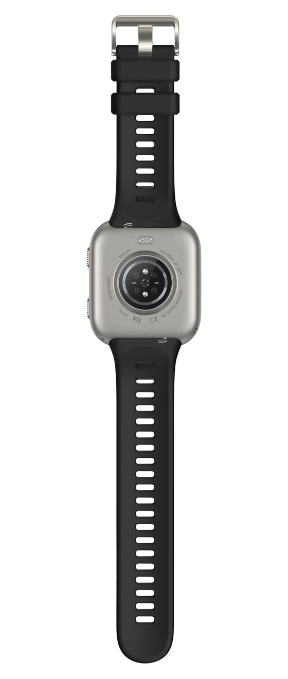 Bip Max Digital  Smartwatch Rechteckig 324 ppi  (Silber) 