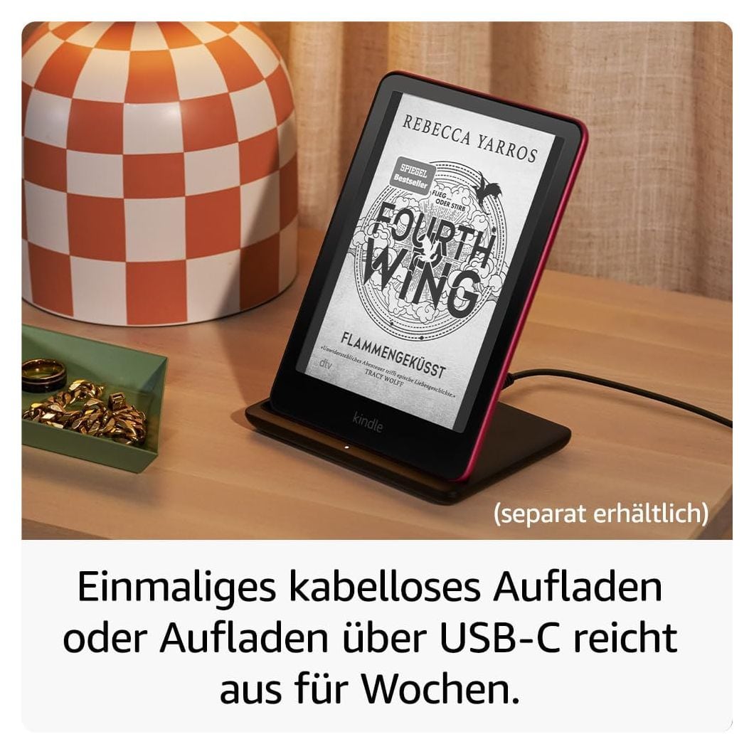 Kindle Paperwhite Signature Edition E-Reader 17,8 cm (7 Zoll) 32 GB  (Grün, Metallisch) 