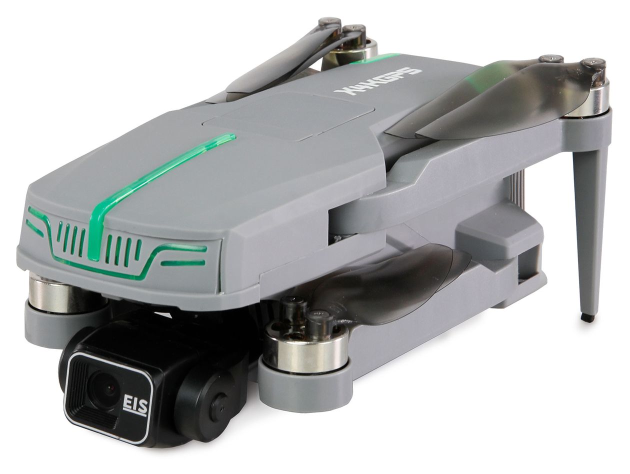AMXFlight X4KGPS Quadrocopter Multicopter/Drohne Flugzeit: 44 min  (Grau) 