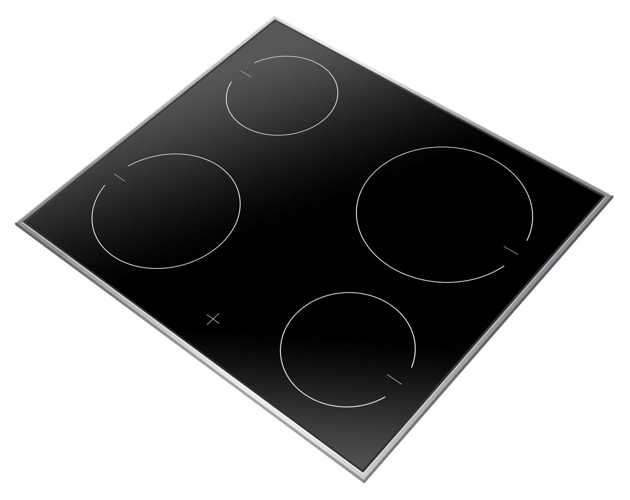 EC744000E herdgebundenes 60 cm Glaskeramik Kochfeld/Herdplatte 4 Zone(n) 