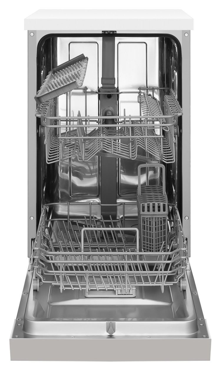 EGSP569900E 45 cm Geschirrspüler teilintegriert (ohne Front) Leise 9 Maßgedecke aquaStop Funktion 