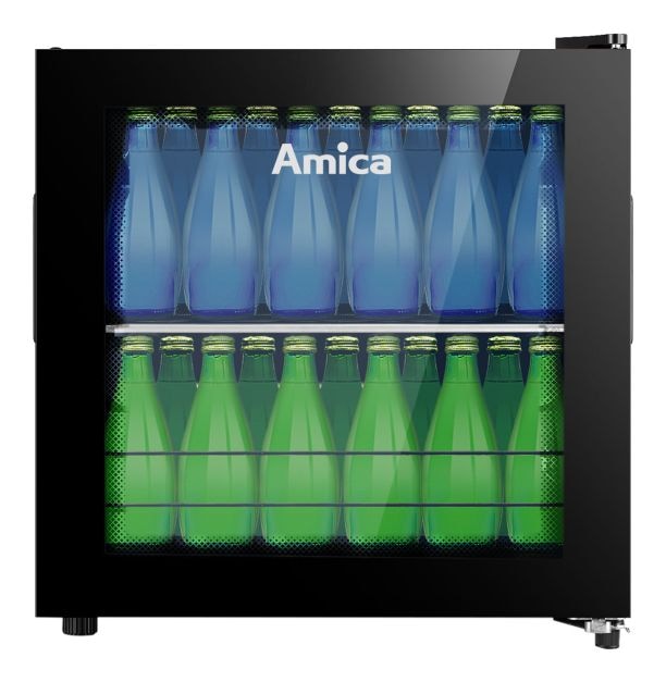 FK340100S 43 l Tischkühlschrank EEK: F 95 kWh Jahr  (Schwarz) 