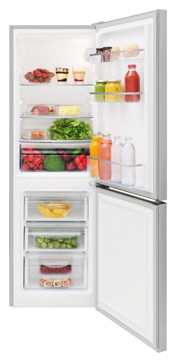 KGCL384159E 109 l / 24 l Kühl-Gefrierkombi freistehend 121 kWh Jahr  (Edelstahl) 