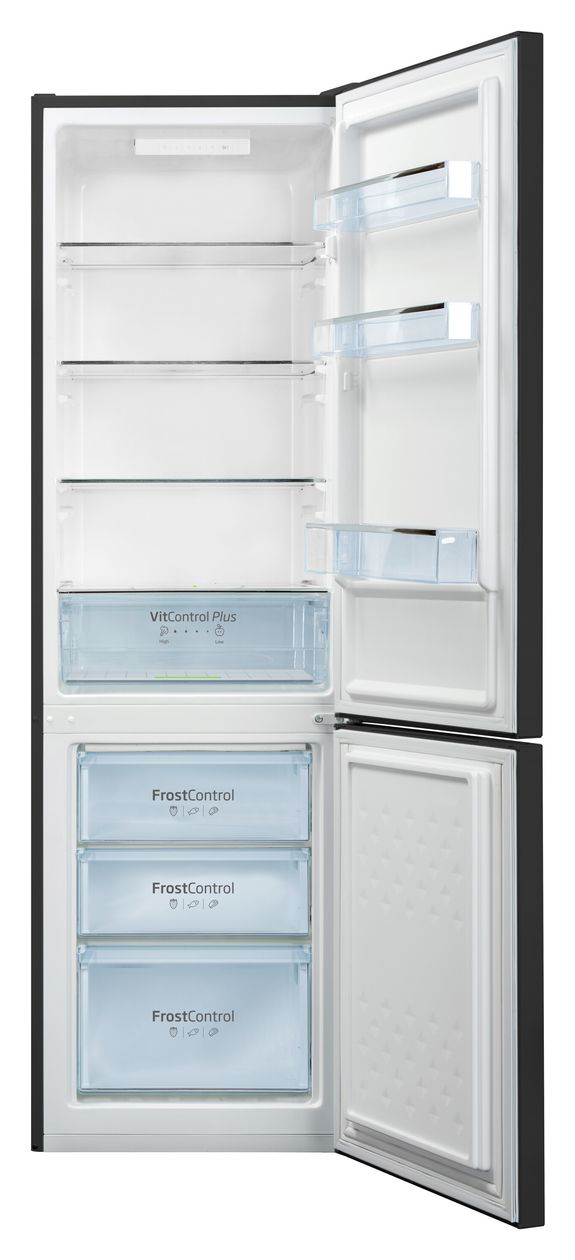 KGCL387150S 187 l / 75 l Kühl-Gefrierkombi freistehend 215 kWh Jahr  (Schwarz) 