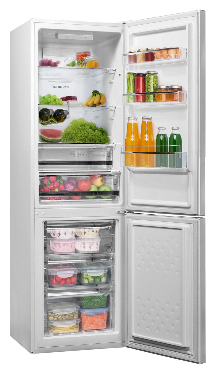 KGCN387110W 161 l / 70 l Kühl-Gefrierkombi freistehend NoFrost 220 kWh Jahr  (Weiß) 