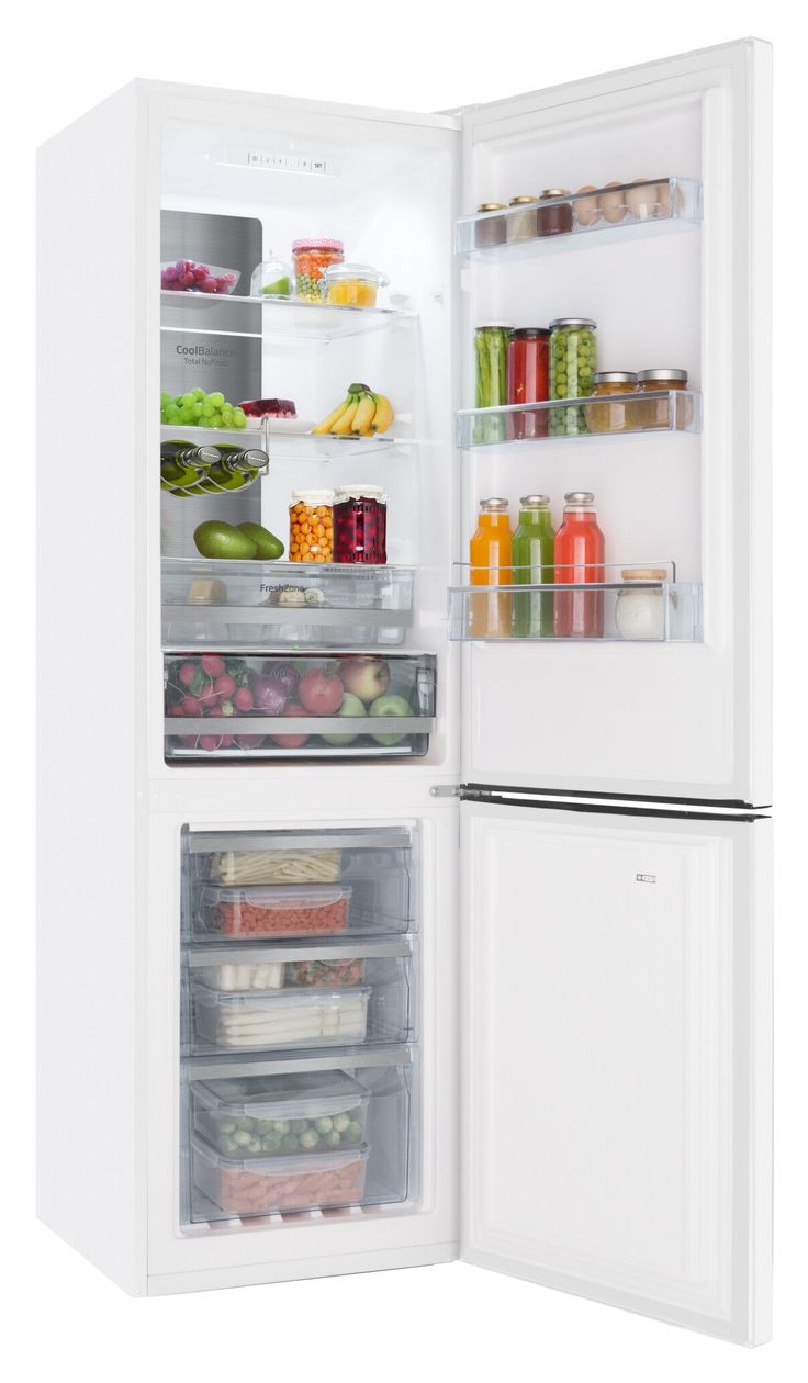 KGCN388145W 180 l / 70 l Kühl-Gefrierkombi freistehend NoFrost 140 kWh Jahr  (Weiß) 