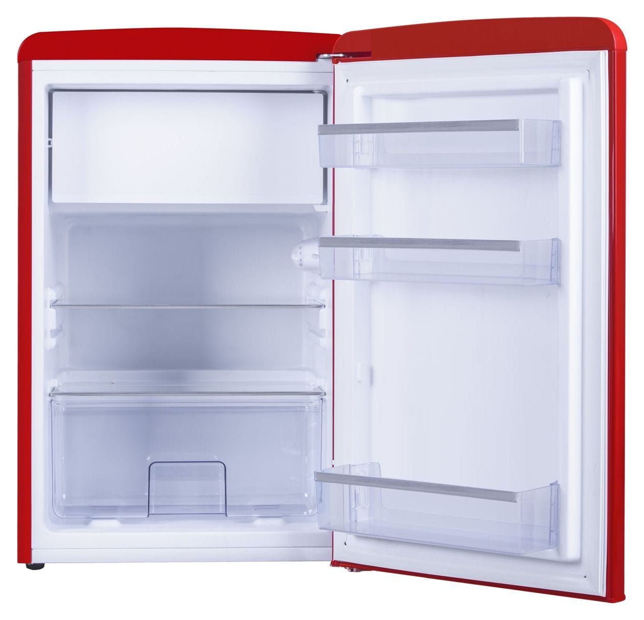 KS15610R 108 l / 95 l Tischkühlschrank EEK: E 137 kWh Jahr  (Rot) 