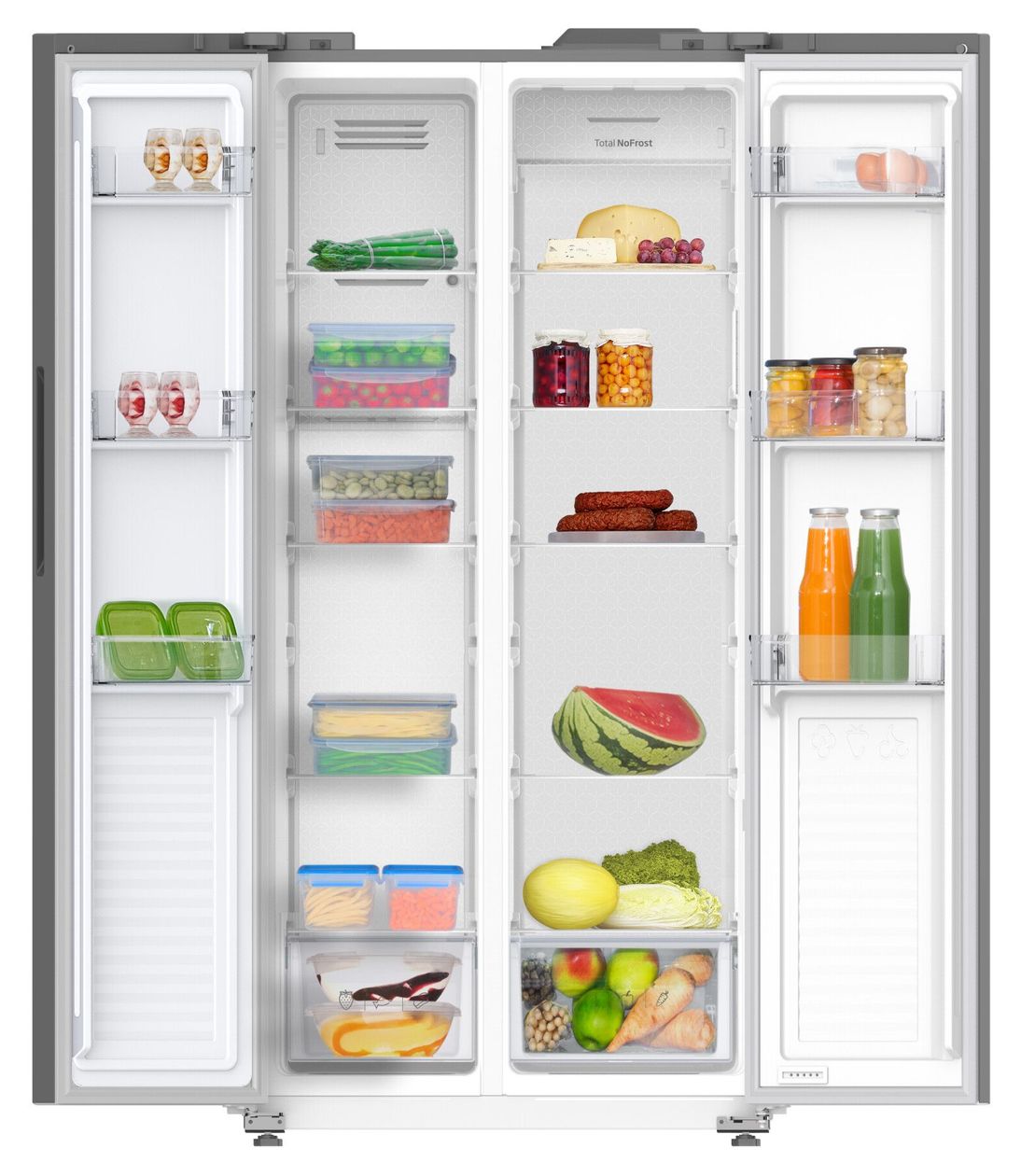 SBSN397100E Side-by-Side Kühl-/ Gefrierkombination 261 l / 169 l 285,07 kWh NoFrost 1763 mm x 839 mm  (Edelstahl) 