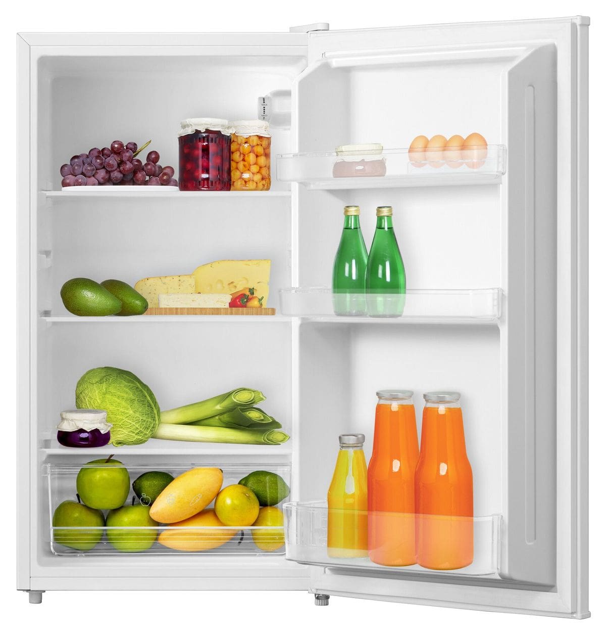 VKS351151W 93 l / 93 l Tischkühlschrank EEK: E 86 kWh Jahr  (Weiß) 