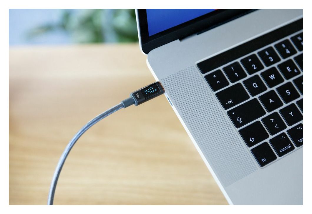 1700-0171 0,48 Gbit/s Rundkabel USB C auf USB C Männlich bis 140 W 2 m  (Anthrazit) 