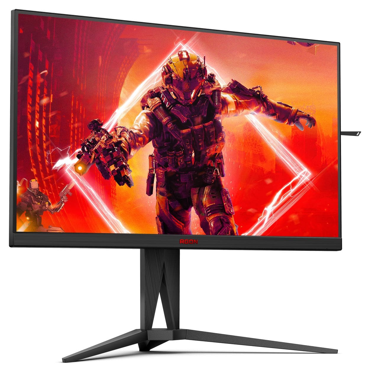 AG275QX Quad HD Monitor 68,6 cm (27 Zoll) 16:9 1 ms 400 cd/m²  (Schwarz/Rot) 
