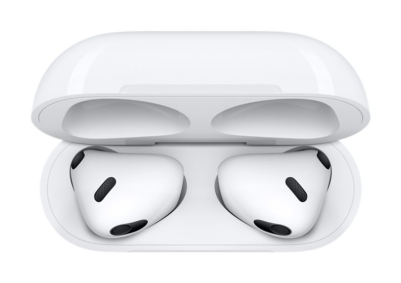 AirPods (3.Gen) In-Ear Bluetooth Kopfhörer kabellos 6 h Laufzeit IPX4  (Weiß) 