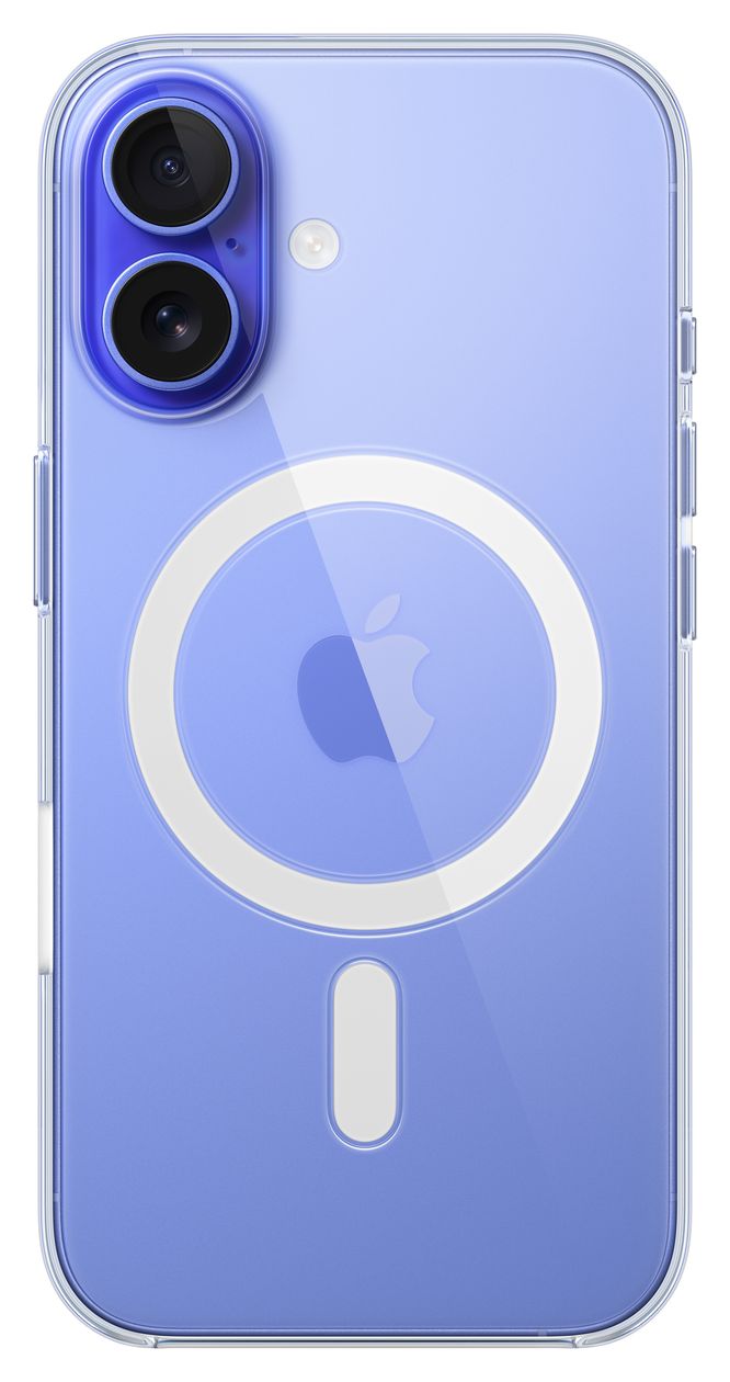 Clear Case mit MagSafe Cover für Apple iPhone 16  (Transparent) 