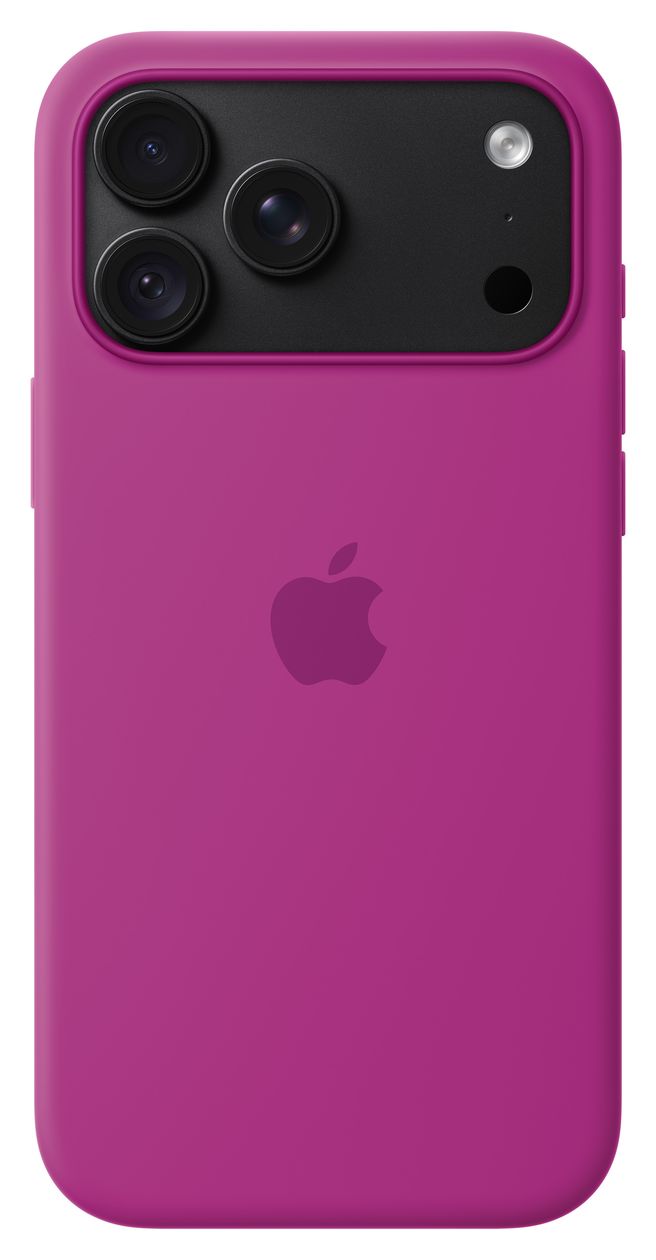 iPhone 18 Pro Max Silikon Case mit MagSafe - Magenta 