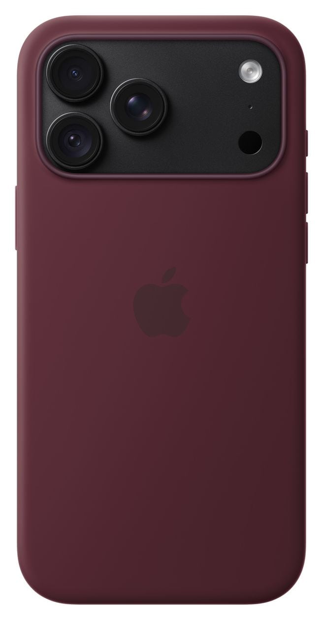 iPhone 18 Pro Max Silikon Case mit MagSafe - Burgunder 
