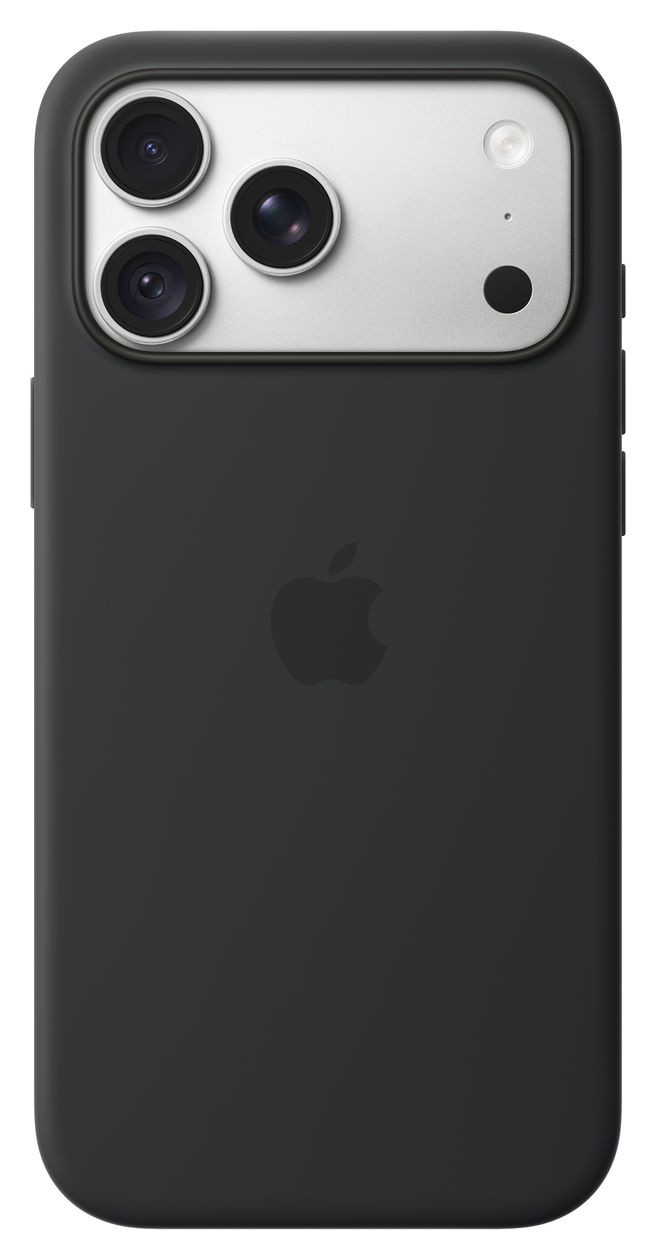 iPhone 18 Pro Max Silikon Case mit MagSafe - Schwarz 