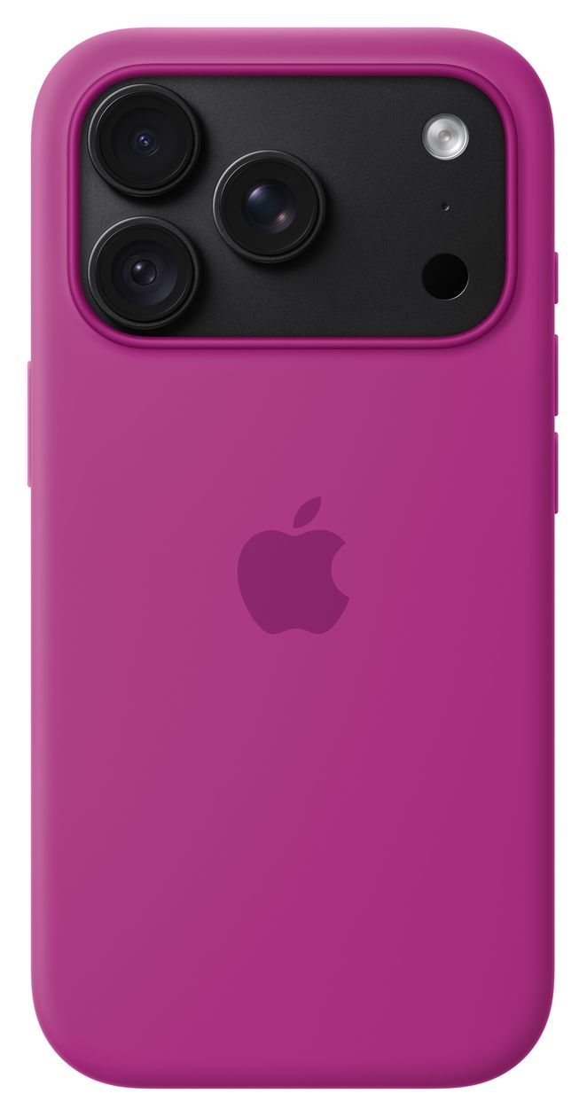 iPhone 18 Pro Silikon Case mit MagSafe - Magenta 