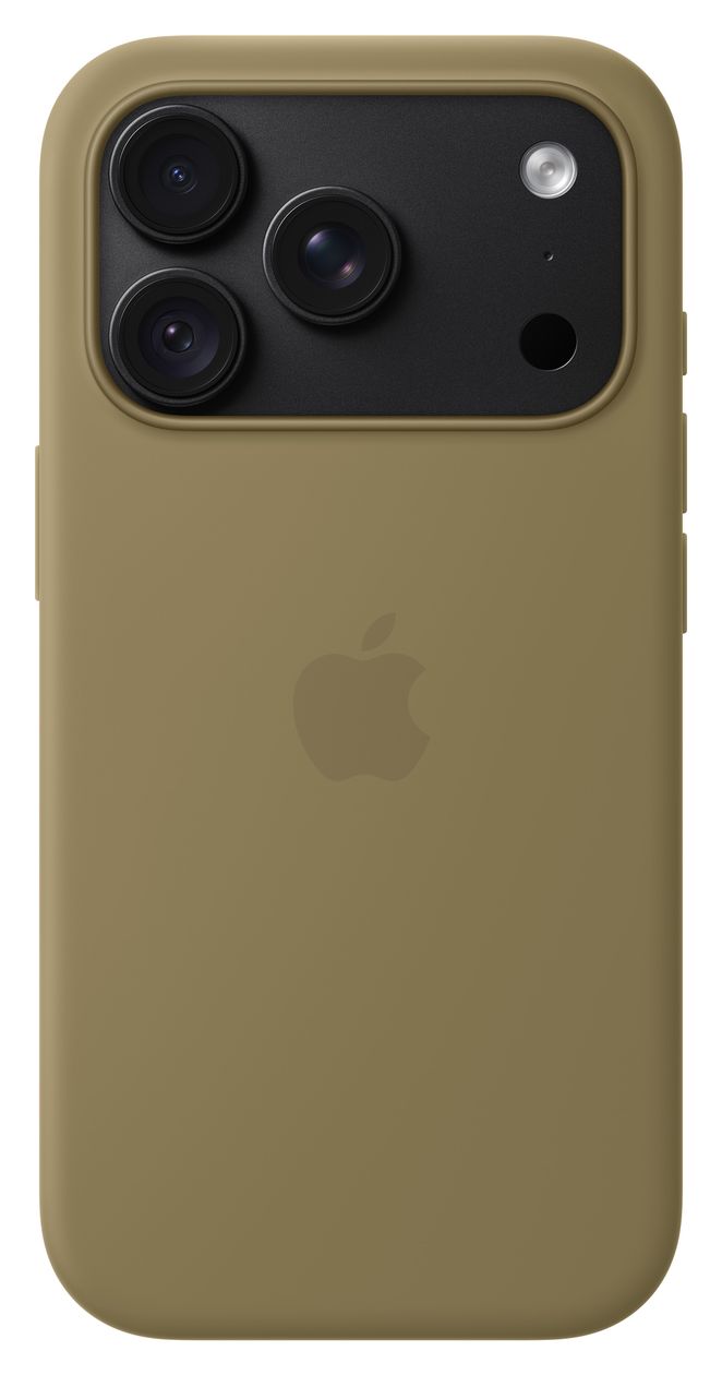 iPhone 18 Pro Silikon Case mit MagSafe - Oliv 