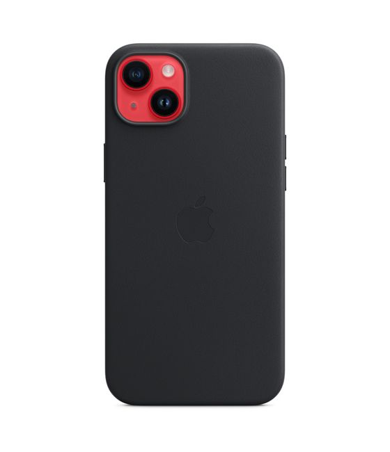 Leder Case mit MagSafe Cover für Apple iPhone 14 Plus  (Schwarz) 