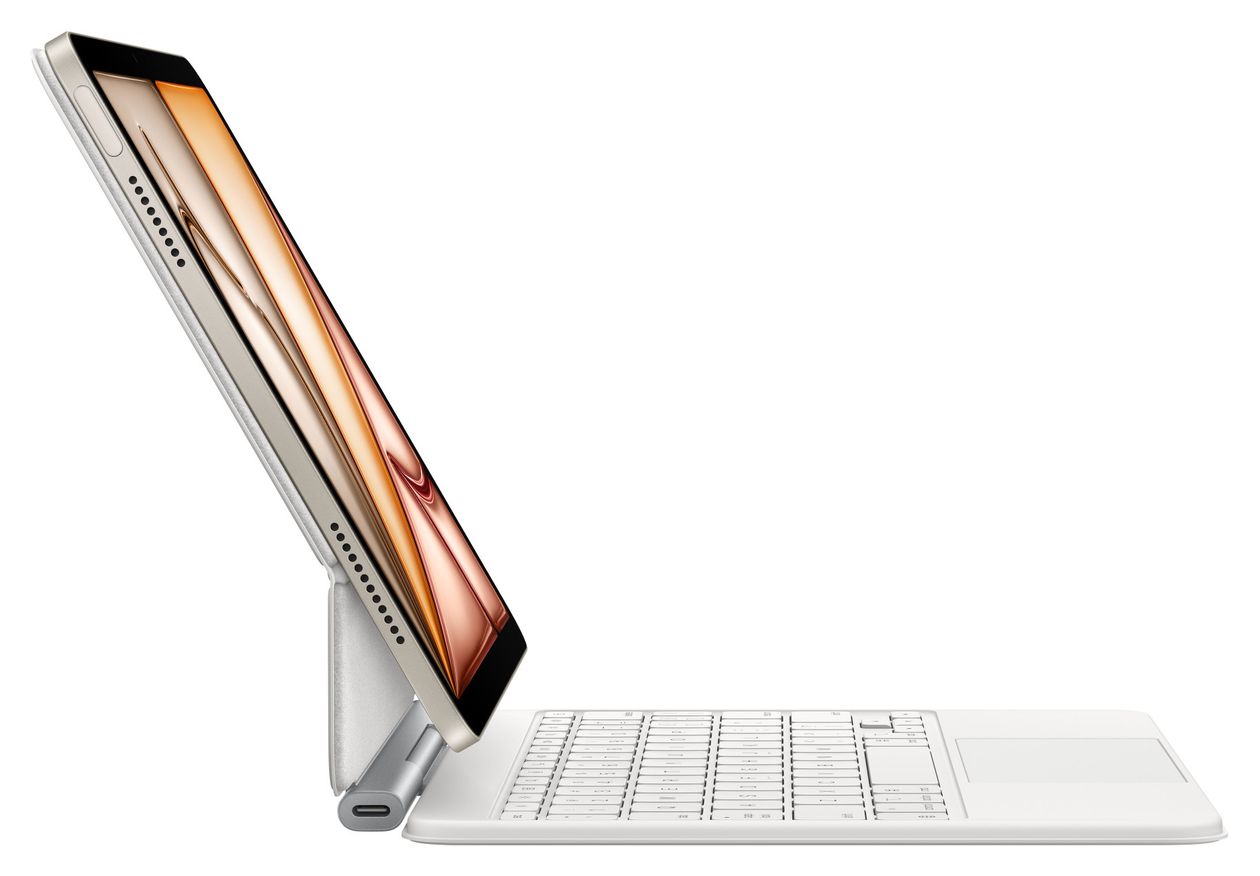 Magic Keyboard für Apple iPad Air 11-inch (M3) iPad Air 11-inch (M2) iPad Air (5th generation) iPad Air (4th generation) bis 27,9 cm (11")  (Weiß) 