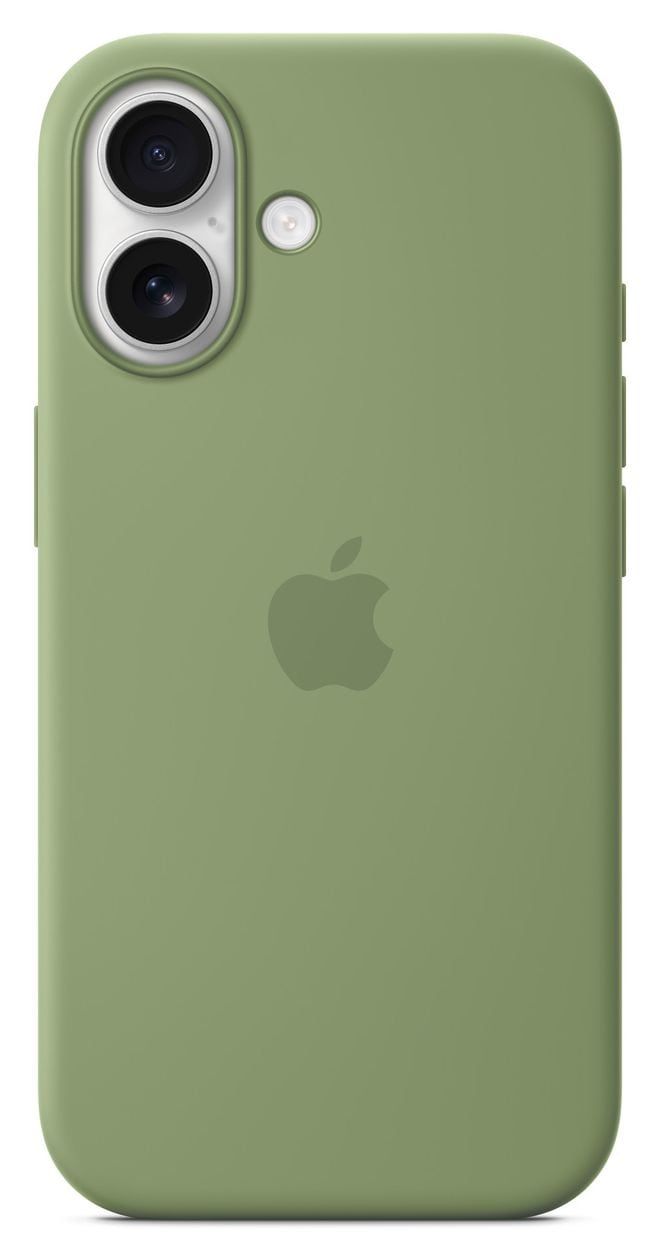 Silikon Case mit MagSafe Cover für Apple iPhone 17  (Grün) 