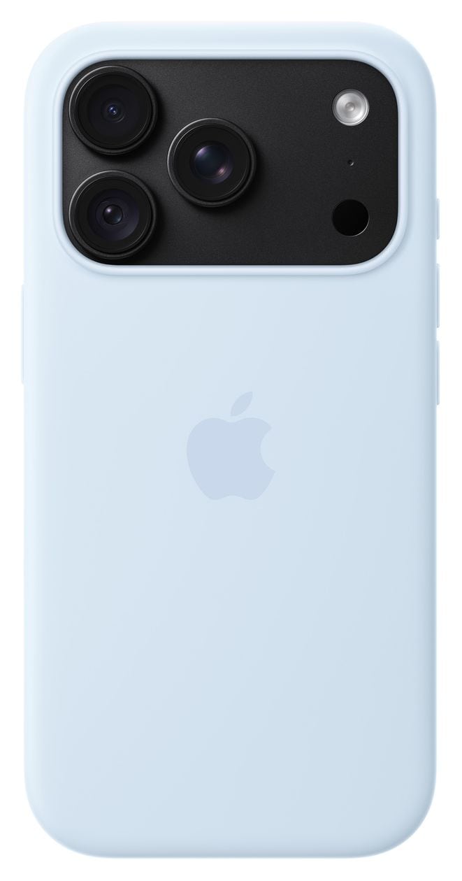 Silikon Case mit MagSafe Cover für Apple iPhone 18 Pro  (Blau) 