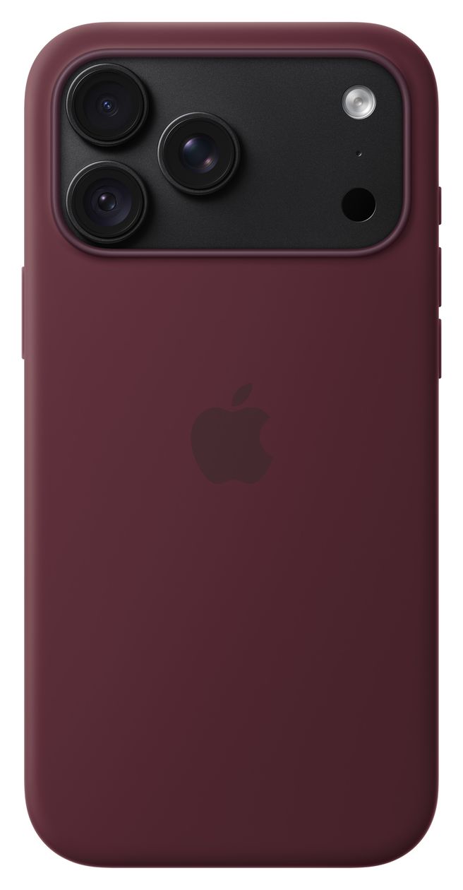 Silikon Case mit MagSafe Cover für Apple iPhone 18 Pro Max  (Burgund) 