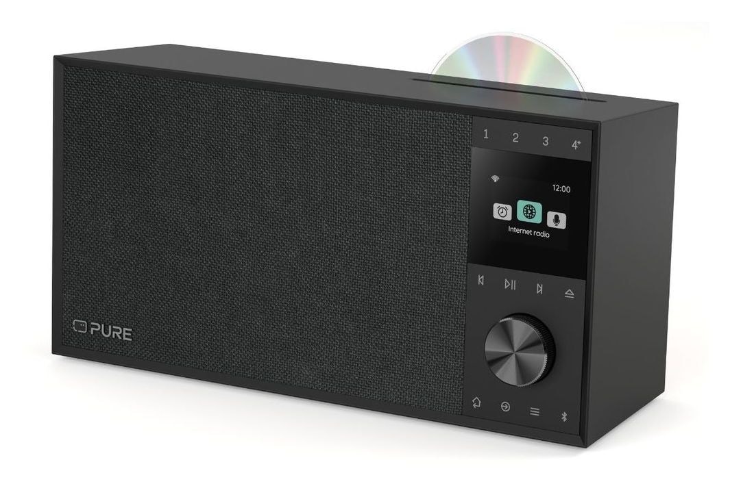 Evoke Home II Bluetooth DAB+, FM Radio Internet  (Schwarz) 