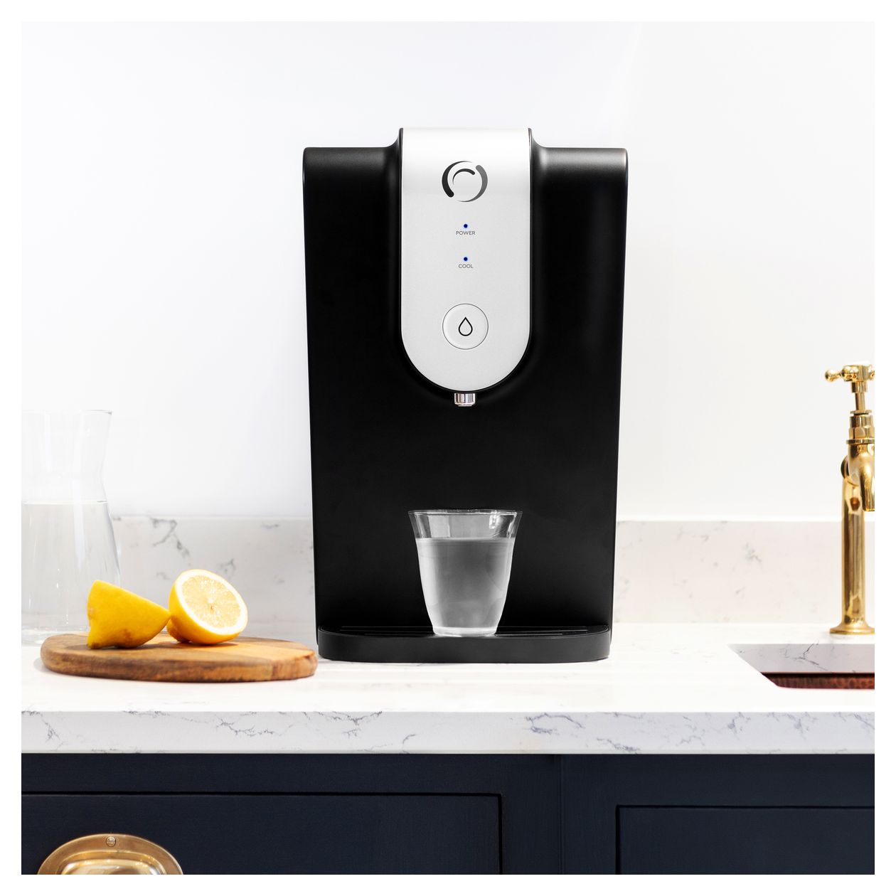 Optima WC0115 Wassersprudler  (Schwarz, Silber) 