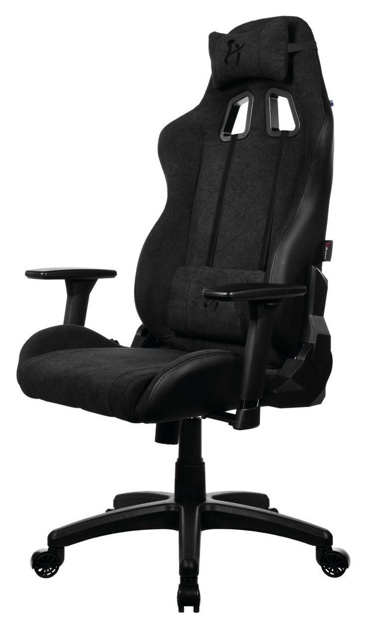 Avanti Soft Fabric Gamingstuhl bis 120 kg (Schwarz) 