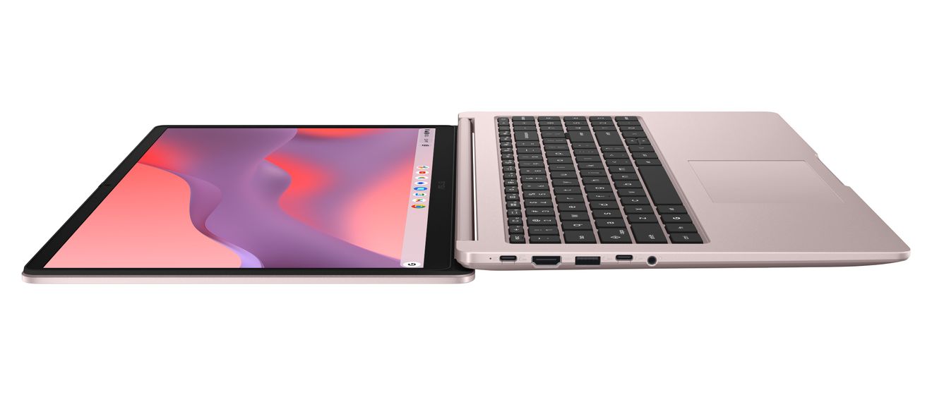 Chromebook CX1505CTA Full HD Notebook 39,6 cm (15.6 Zoll) 1920 x 1080 Pixel 128 GB eMMC ChromeOS Intel® N max. 3,4 GHz  (Pink) 