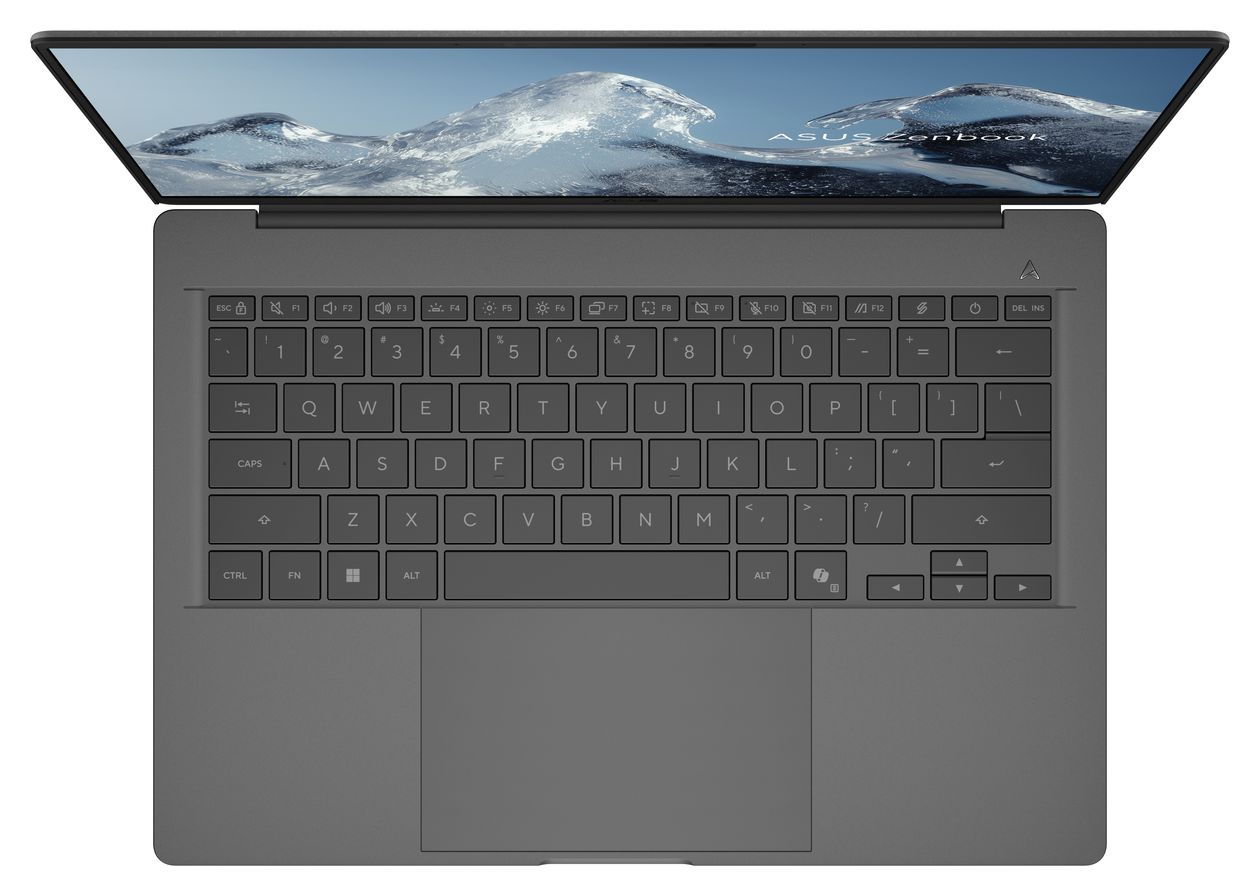 Zenbook A14 UX3407NA-QD140W WUXGA Notebook 35,6 cm (14 Zoll) 1920 x 1200 Pixel 32 GB Ram 1 TB SSD Windows 11 Home Qualcomm Snapdragon max. 4 GHz intern  (Grau) 