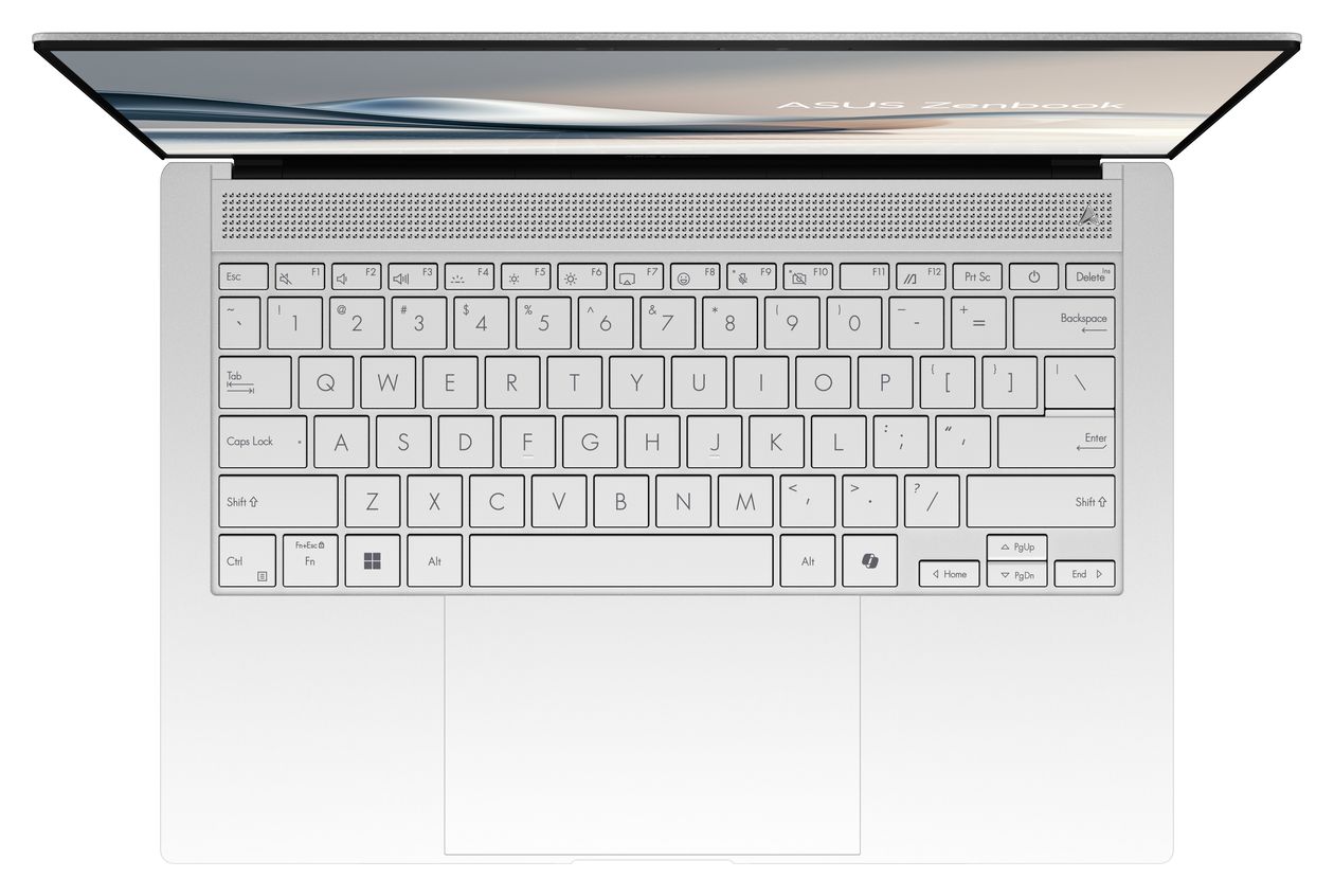 Zenbook S14 UX5406SA-PV526W Copilot+ 2K Ultra HD Notebook 35,6 cm (14 Zoll) 2880 x 1800 Pixel 1 TB SSD Windows 11 Home Intel Core Ultra 7 max. 4,8 GHz  (Weiß) 